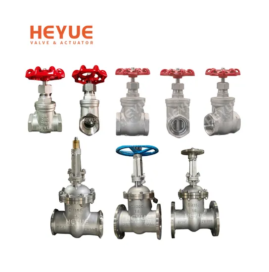 Stainless Steel Wcb Pneumatic/Electric/Manual Industrial Water Gate Valve with Wedge/Flanged/Thread Design for Oil, Gas, Steam, Water Pipeline